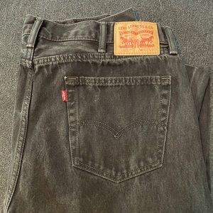 Men's Levi’s 505 42x30 black jeans